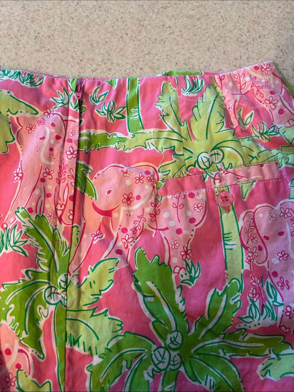 Lilly Pulitzer Bright Tropical Print Skirts - Pink & Multi size 4 - Picture 7 of 9